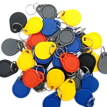 50 шт. UID RFID брелок для Mif 1k s50 13,56 МГц записываемый mif 0 zero HF ISO14443A используется для копирования карт