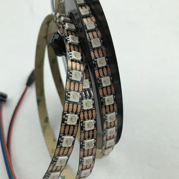 

Addressable 4m 90LEDs/m DC5V WS2813 RGB full color led pixel strip,IP66;with 90pixels/M;non-waterproof;IP33