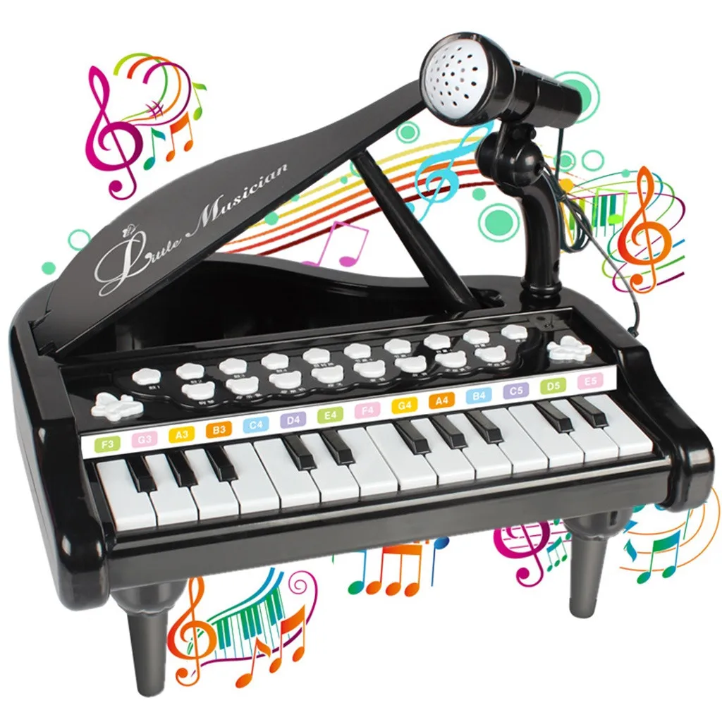 24 Keys Multifunctional Musical Electronic Toy Piano for Toddlersin