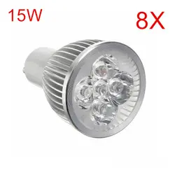 Высокая Мощность GU10 светодиодный лампы светодиодный пятно света Светодиодный свет AC85-265V теплый белый/холодный белый Высокое качество