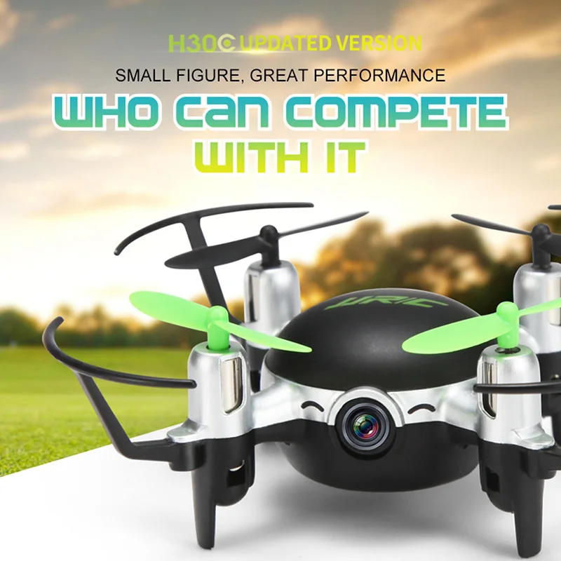 

Mini RC Drone JJRC H30CH 2.4GHz 4CH 6 Axis Gyro RC Quadcopter Headless Mode Flying Helicopter with 2.0MP HD Camera Gifts zk30