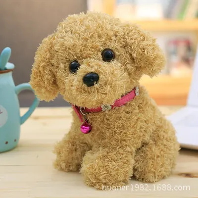 22 см имитация плюшевой собаки кукла милый Пудель плюшевая игрушка животное suffed кукла рождественский подарок высокое качество