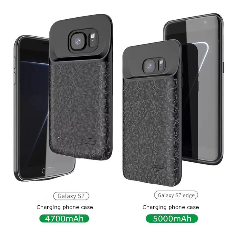 

Portable Back Cover Battery Charger Case For Samsung Galaxy S7 External Backup Power Bank For Galaxy S7 Edge Battery Case