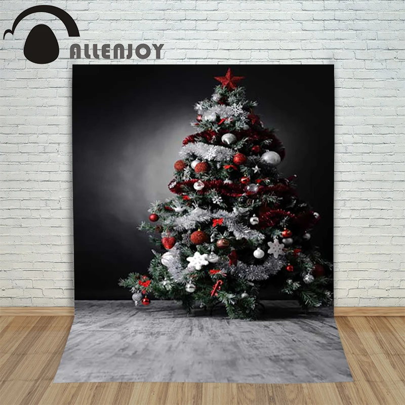 Allenjoy Рождество фон для фотосъемки в огней xmas tree на праздник мероприятие