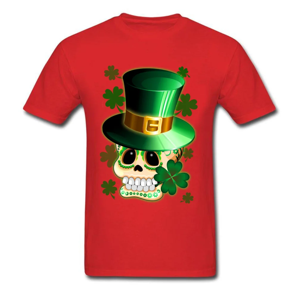 St Patrick Skull Cartoon_red