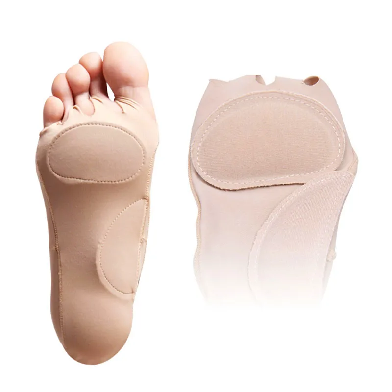 Calcetín corto cuidado de los pies calcetines invisibles de verano para mujer medias finas antideslizantes ahuecadas cinco dedos