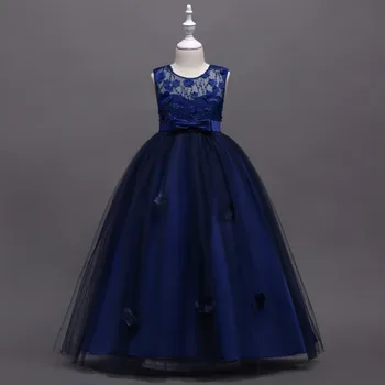 

Girls Wedding Party Dress 2018 Summer Big Girls Princess Dress Kids Formal Dresses For Girls Children Costumes 5-16 Years