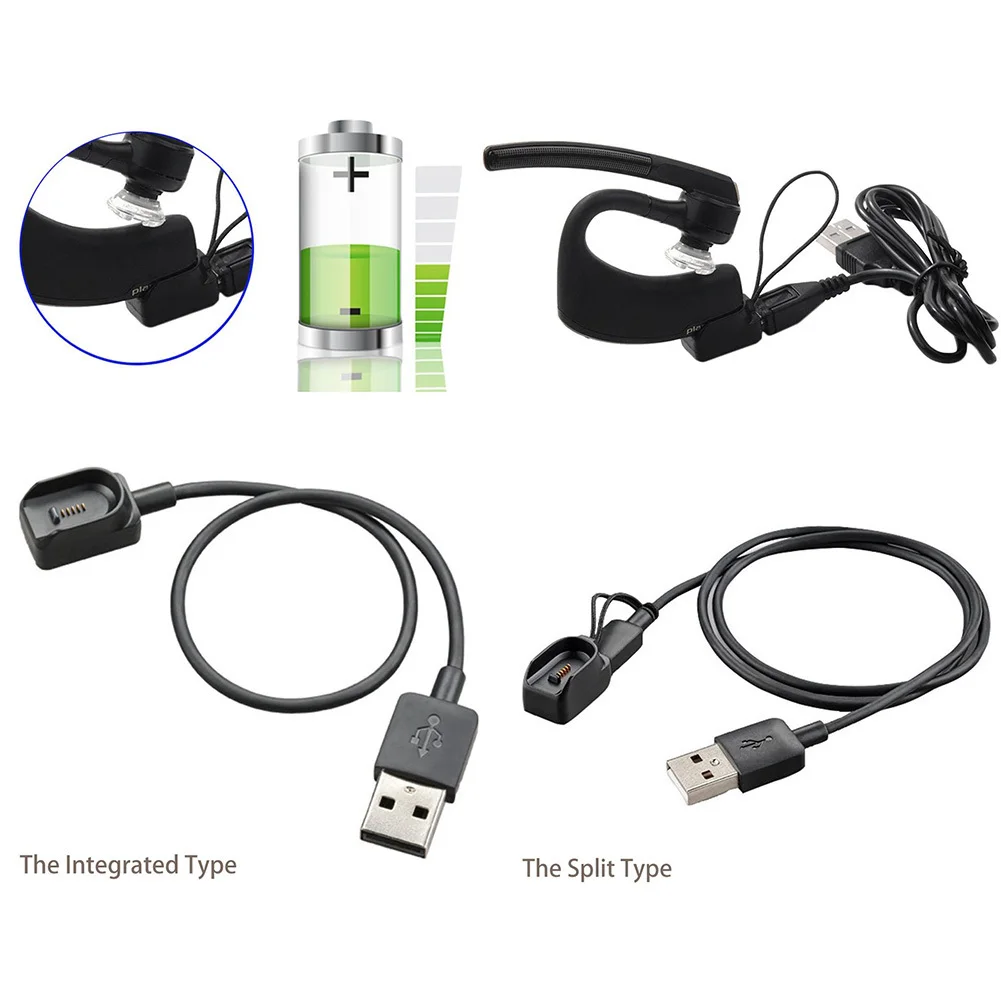 

27CM/1M USB Charging Cable Cord High Quality Quick Charger Adapter Cradle For Plantronics Voyager Legend Bluetooth Headset Black