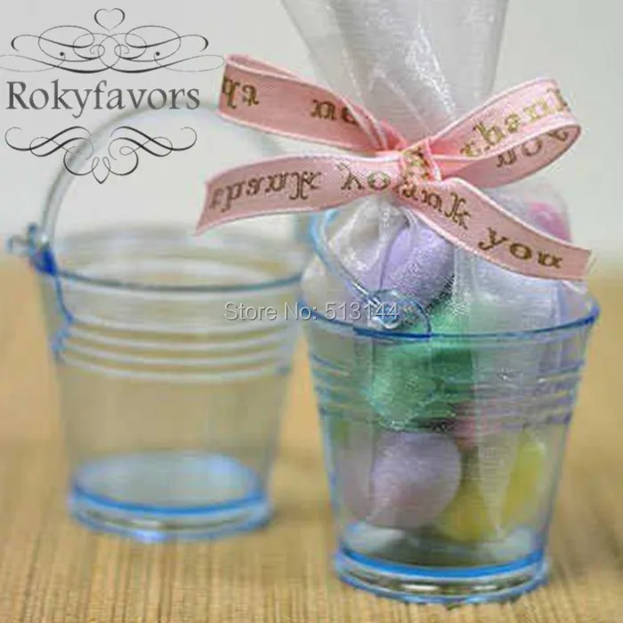 24 Treat Boxes Light Blue Birthday Party FavorsFREE SHIPPING Home, Furniture & DIY Home & Garden