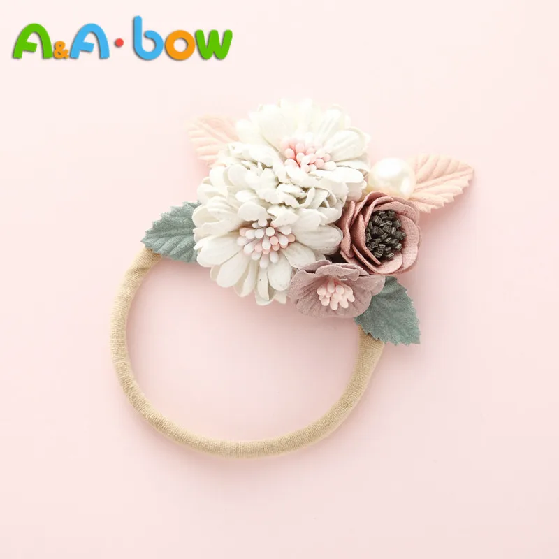 floral nylon headband