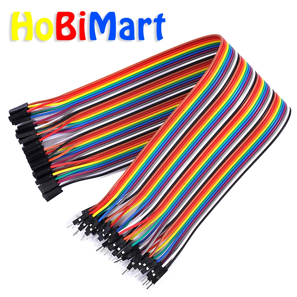 

10pcs 30cm40pin DuPont cable line Jumper wire female to male jumper cable wires dupont line 1p Connector pcb Breadboard #D068