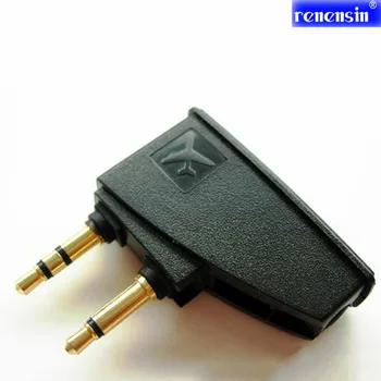 

Foldable Headset Adapter Plug Anti noise Air Plug To 3.5MM Headphone Jack For Bose QC15 QC2 QC3 QC20 3.5 mono stereo jack