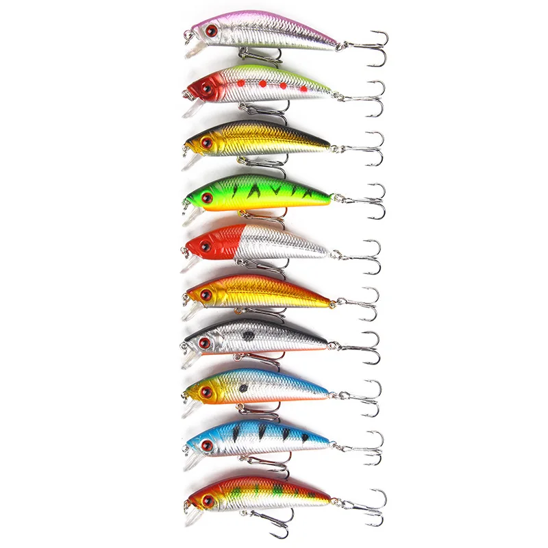 Fishing Lure Set 43 Piece Set fatty Minnow Lure Set Artificial Bionic Bait  Hard Bait Fishing Bait Fishing Tackle jooyoo
