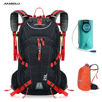 

ANMEILU 2L Water Bag Bladder 18L Waterproof Cycling Camping Backpack Sports Hiking Climbing Bag Hydration Backpack Rain Cover