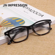 J N старинные очки для чтения женщин и мужчин ретро Роскошные брендовые дизайнерские пластиковые очки дальнозоркость Пресбиопия Мода T18119