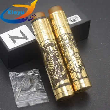 

subtwo mod KIT 18650 battery Brass Mechanical Mod 24mm Vapor Vaporizer Mod vs AvidLyfe kenne kit fit QP Design KALI V2 RDA