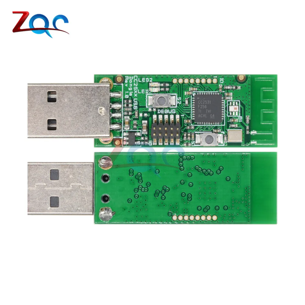 Беспроводной Zigbee CC2531 анализатор голых досок пакетного протокола модуль USB интерфейс ключ захвата пакета