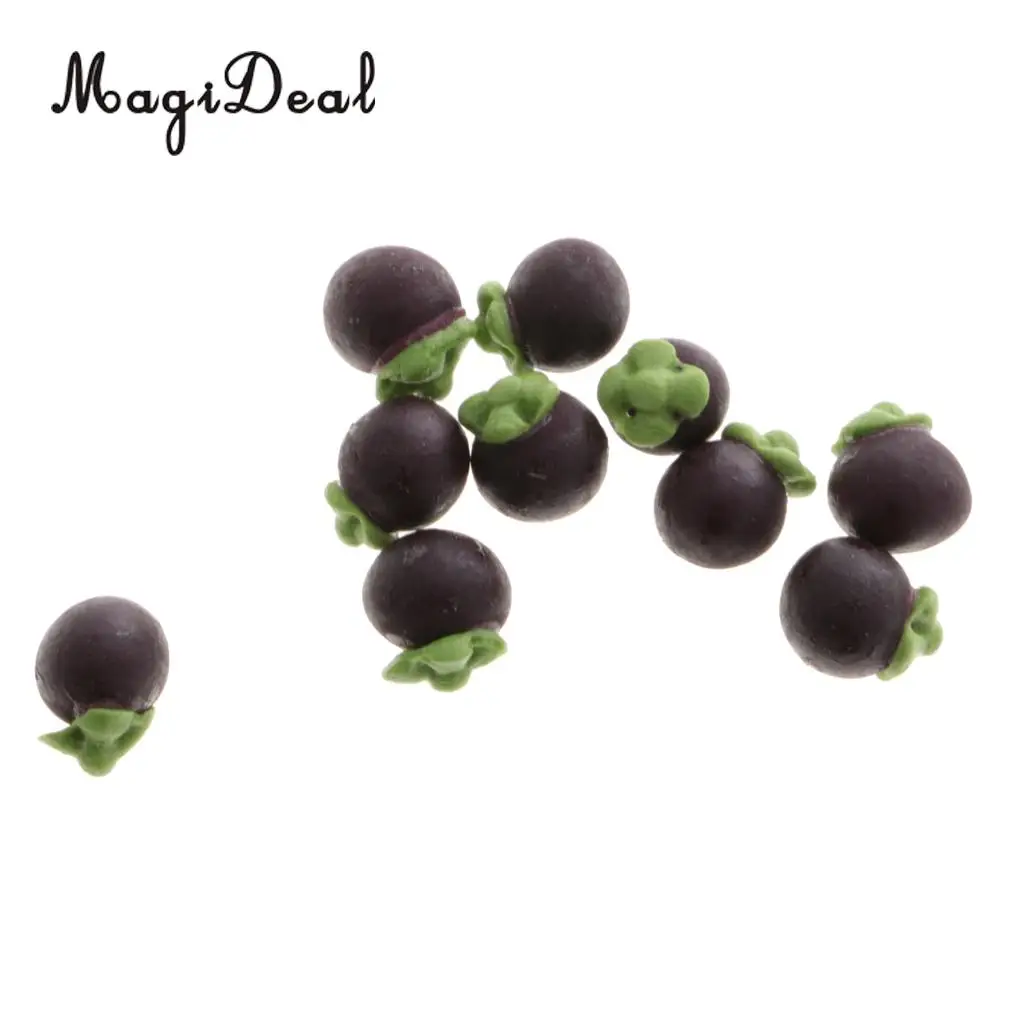10Pcs/Lot Simulation Polymer Clay 1:12 Dollhouse Miniature Fruits Food Kitchen Restaurant Living Room Decoration Children Toys