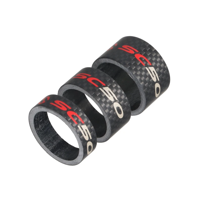 1Pcs 1 1/8 inch Bicycle Headset Carbon Fiber Washer Set BikeHeadset
