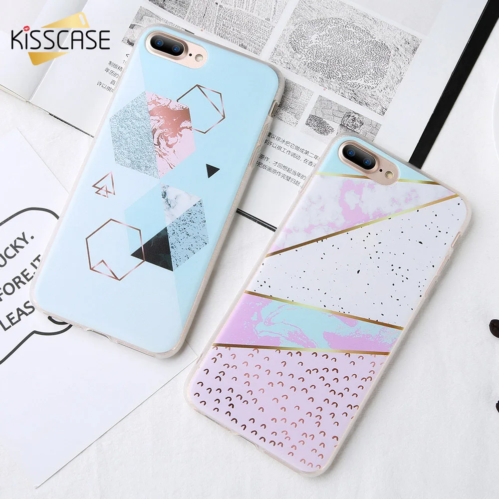 KISSCASE-Marble-Case-For-iPhone-8-7-6S-6-Plus-X-Geometric-Triangle-Phone-Cases-For(1)