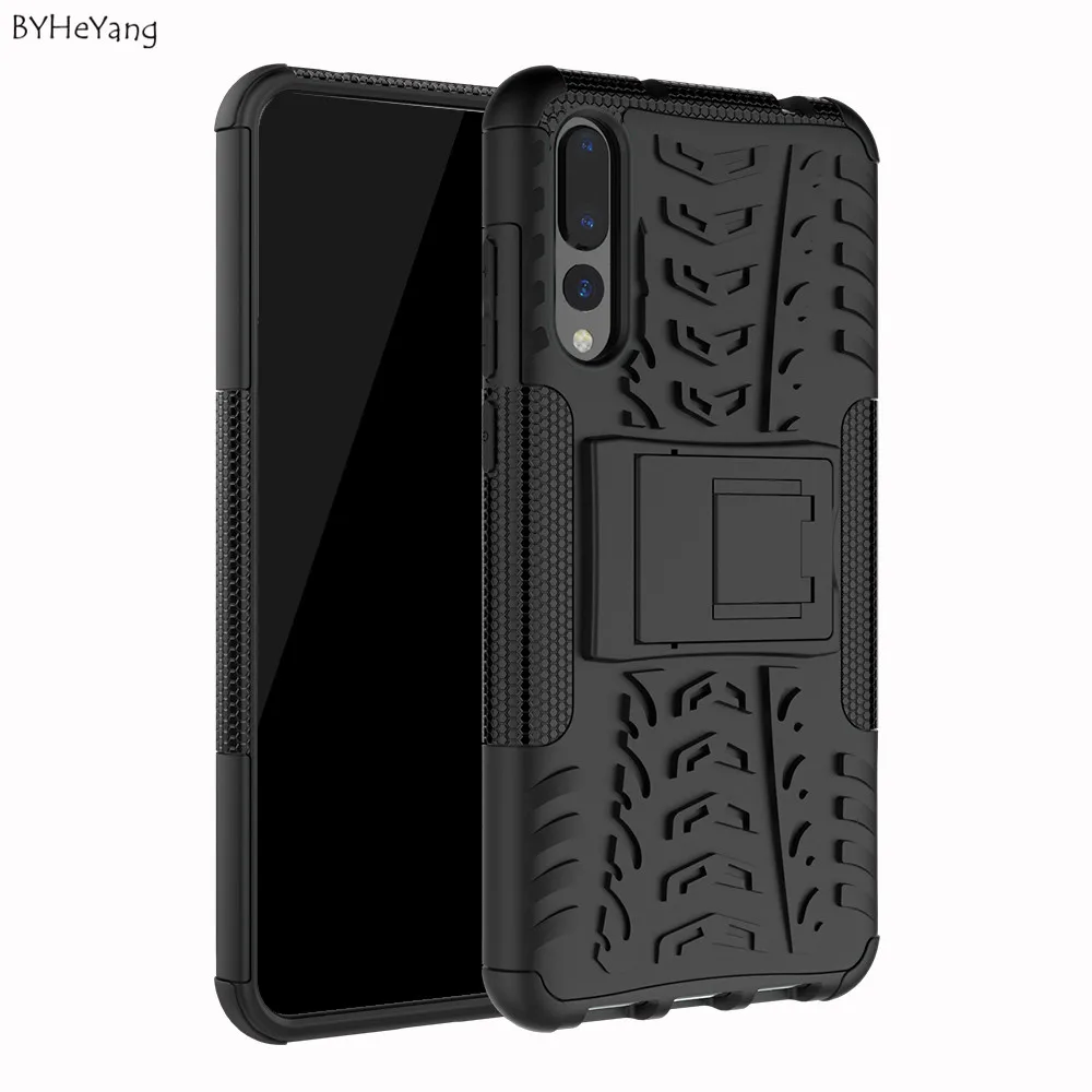 

BYHeYang Cover Case for Huawei P20 Pro Heavy Duty Armor Hybrid Cover TPU+PC Full Protective for Huawei P20 Pro P20Pro PC TPU