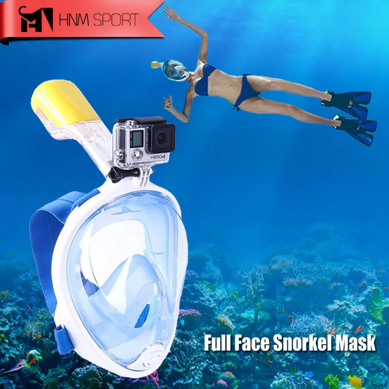 Limited 2017 New Scuba GoPro Camera Snorkel Mask Underwater Anti Fog