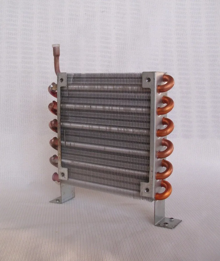 

PURSWAVE CP2X6X120Mini condenser with12V24V220V Motor Fan120*120*25mm fin evaporator heat exchanger for refrigerator watercoole