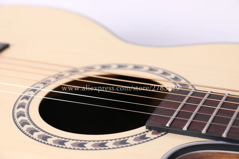 Cutaway guitar 40 inch guitar acoustic guitar With Spruce top /Mahogany Body + Hard case,chinese guitarras,White Cutaway guitar 40 inch guitar acoustic guitar With Spruce top /Mahogany Body + Hard case,chinese guitarras,White