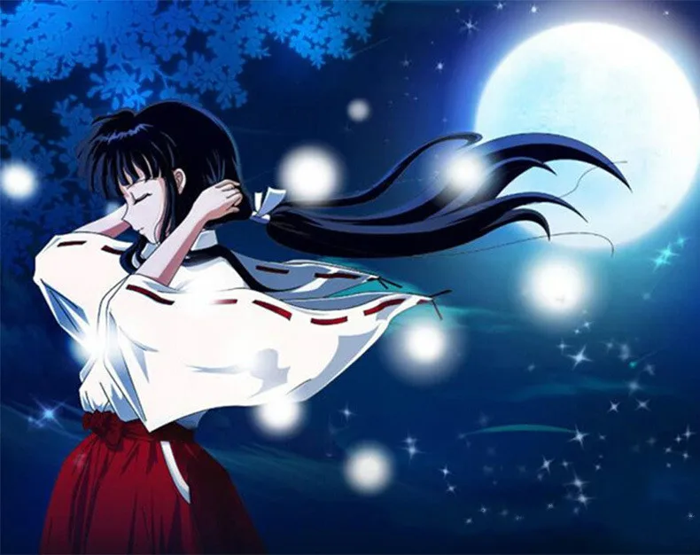 Cosplay&Ware [4]Anime Kikyou Cosplay Kimono Costumes Women Japanese Set Costume Full Carnival Cos Girls -Cosplay&Ware anime Shop