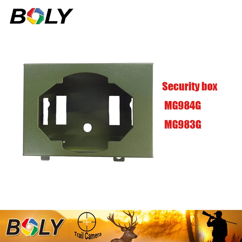 BolyGuard Hunting Accessories 3pcs Screw Security Box Solar Panel Steel Construction Hidden Security Cameras Tool Solar Charger