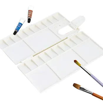 

1Pcs 33 Grids L Size Art Paint Tray Artist Oil Watercolor Plastic Palette White Wholesale