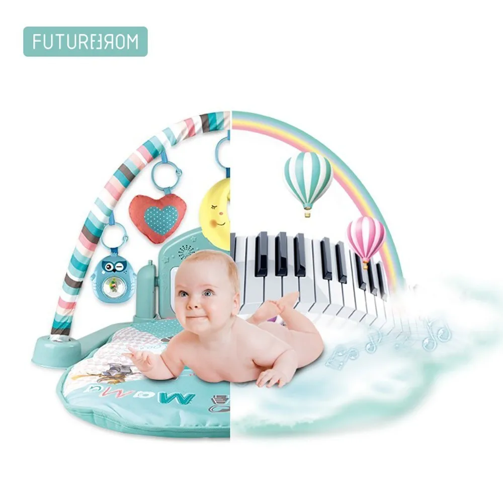 

FUTUREMORE Baby Play Mat Gym New Born Babies Gifts Activity Centre Kick Piano Infant Exercise Education Rack Carpet