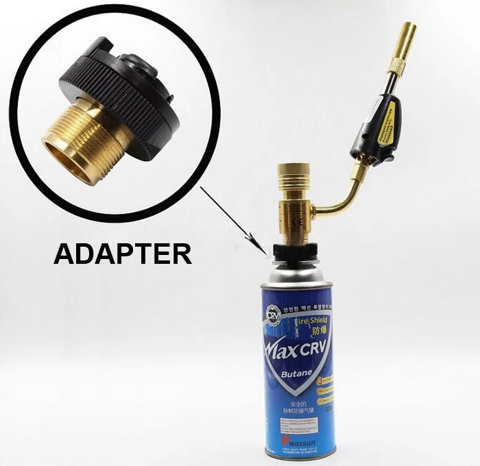 Адаптер CGA600(1 " 20UNF) на 220 г картридж для тушения сварочный фонарь MAPP пропановый