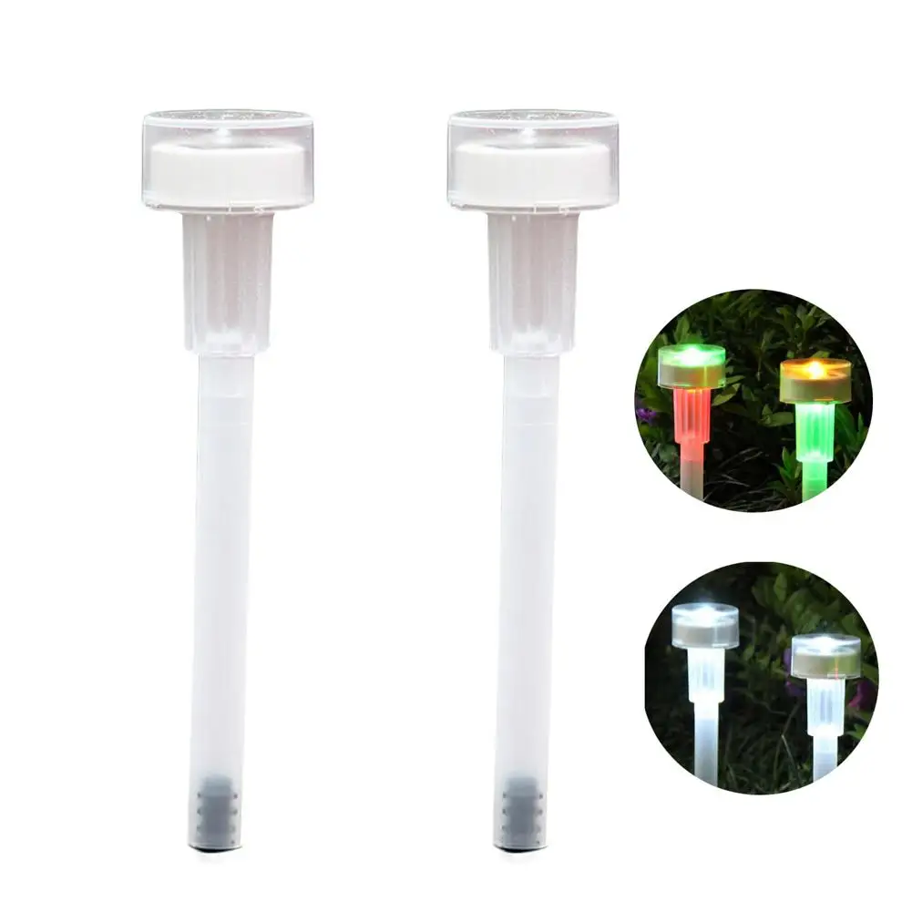 

LED Outdoor Transparent Solar Power Safe Buried Under Ground Lamp Lawn Path Way Garden Decking White Colorful Lamp