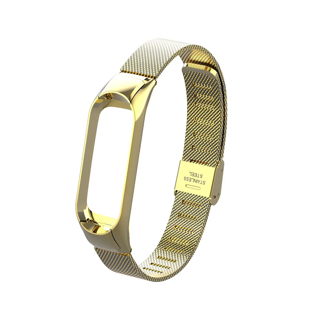 

SmartWatch Smart Watch Strap Smartband mi band For Xiaomi Mi Band 3 Watch Milanese Magnetic Loop Wrist Straps Metal Wristband
