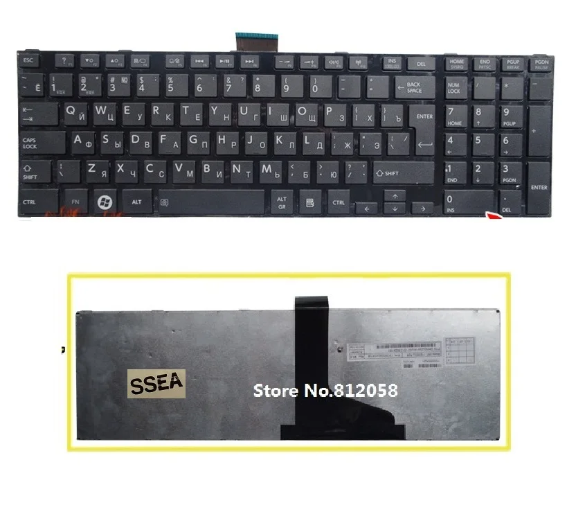  SSEA New laptop RU Keyboard for Toshiba satellite C850 C855 C870 C875 L875 L850 L850D L855 L950 L95