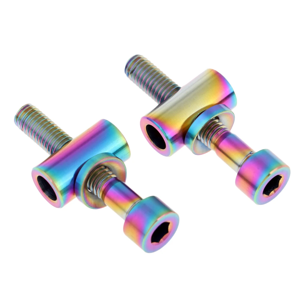 Bike Seat Post Fixed Bolts Titanium Bicycle Fixed Screw Titanium Color M5x30