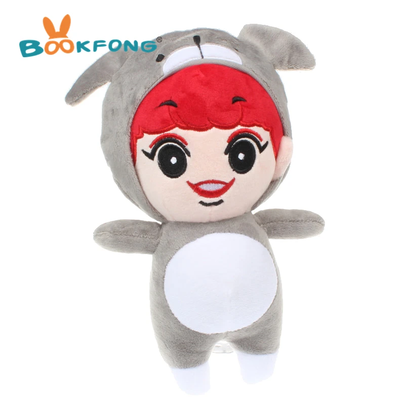 

2017 Hot Sale Kpop EXO Plush Toy Chen Kai DO Suho Chanyeol Sehun BaekHyun Fan Gift Stuffed Dolls 26CM