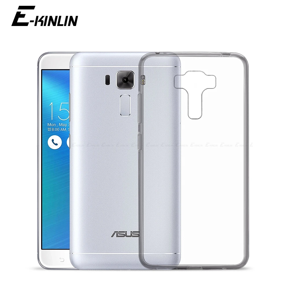 

Clear Soft Silicone Back Cover For Asus ZenFone 3 Deluxe Laser ZS550KL ZS570KL ZE552KL ZE520KL ZC551KL Shockproof TPU Phone Case