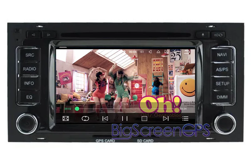 Best 6.2Inch Android 7.1 Car GPS Navigation For VW Volkswagen TOUAREG 2003-2010 Multimedia  Free Map Monitor Bluetooth Stereo 4