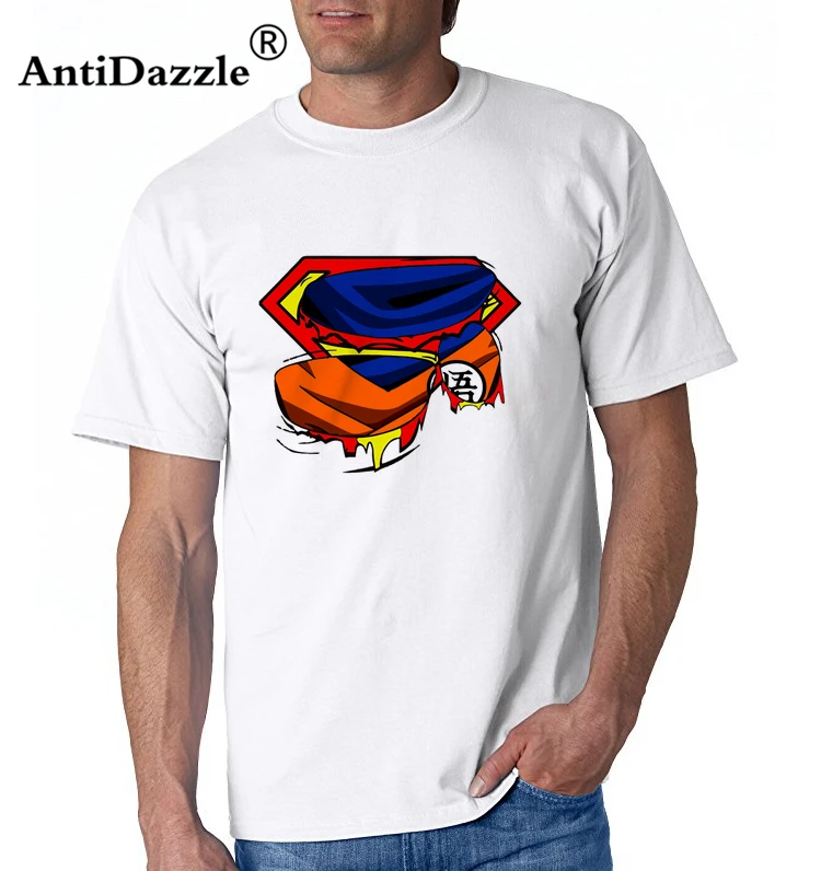 Antidazzle супер кто? Goku Мужская футболка с коротким рукавом модная принтом