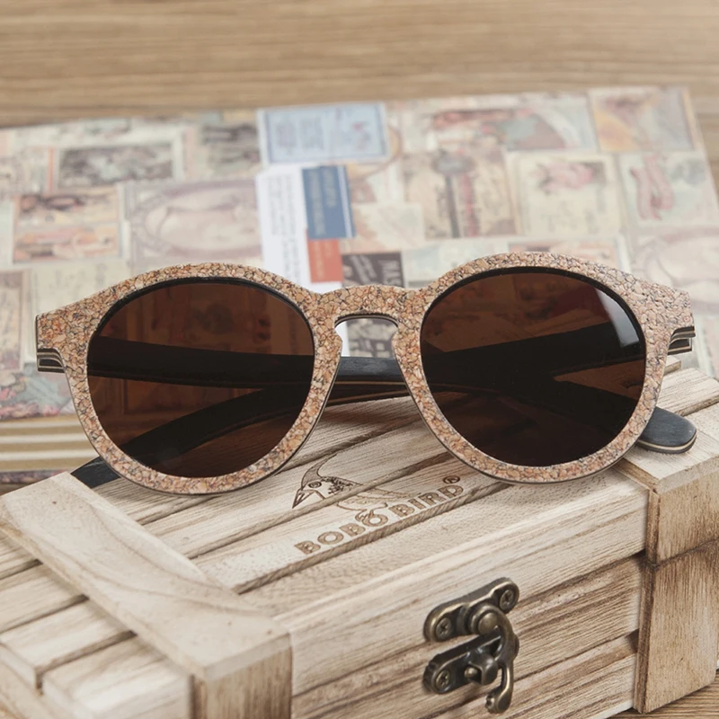 Cat Design colorful wooden sunglasses (47)
