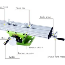 Многофункциональный крестообразный Рабочий стол для сверлильного фрезерного станка скамейка дрель стент инструменты 1 шт