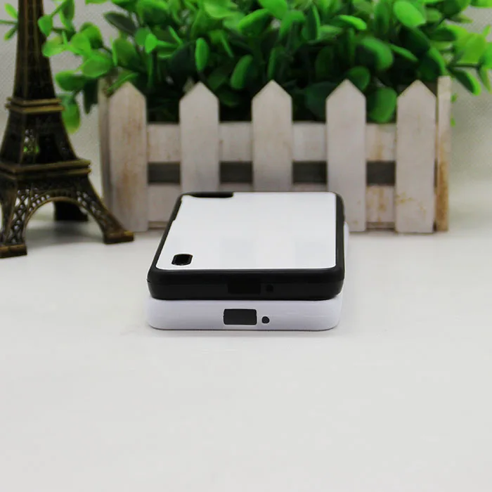 Wtsfwf DIY 2D резина для сублимации ТПУ+ PC пустой чехол для Huawei Honor 6 с алюминиевыми вставками и клеем 10 шт./партия