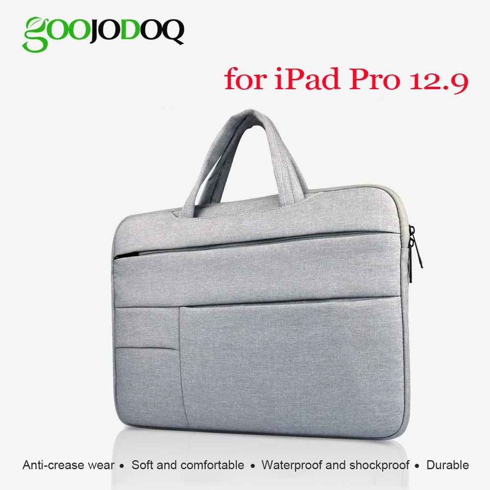 For iPad Pro 12.9 Sleeve Case 13.3 inch Bag with Handle Shockproof