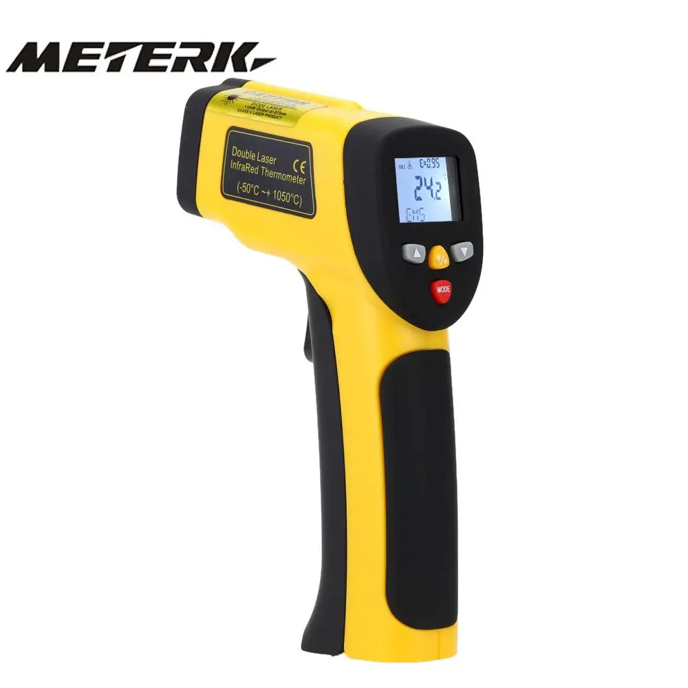 Double Laser IR Digital Infrared Thermometer Temperature Tester