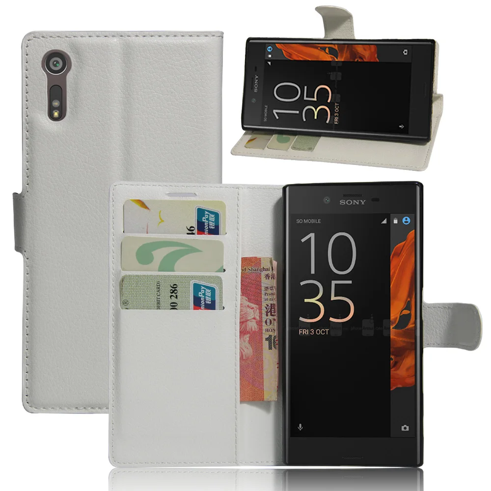 Чехлы для телефонов Funda Sony Xperia XZ F8331 H8332 Магнитный кожаный флип-чехол с подставкой