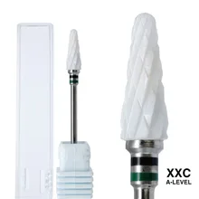 Цилиндрическая керамическая насадка для ногтей сверло Фреза устройство для дизайна ногтей Электрический дрель файл прибор для маникюра, педикюра