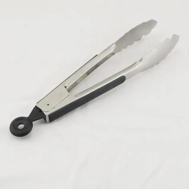 1pcs Stainless Steel Barbecue Grill Barbecue Pliers BBQ Food Clip
