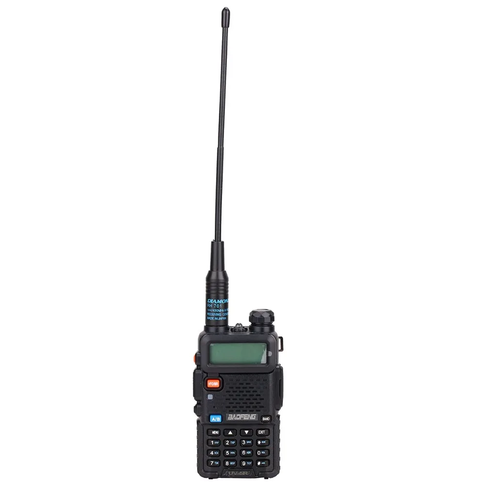 2 шт алмаз RH701 sma-женский двухдиапазонный VHF/UHF 144/430 МГц антенна для Baofeng UV-5R BF-888S Walkie Talkie радио